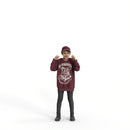 Casual Girl | plg0008hd2o01p01s | Ready-Posed 3D Human Model (Girl / Still)