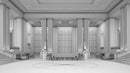 Archinteriors vol. 32 (Evermotion 3D Model Scene Set) - 10 x 3D Luxury Hotel Interior Scenes for 3ds Max with V-Ray