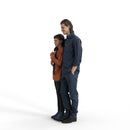 Casual Family | cfam0308hd2o01p01s | Ready-Posed 3D Human Model (Brothers/Boys/Still)
