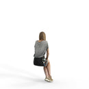 Casual Woman | cwom0328hd2o04p01s | Ready-Posed 3D Human Model (Woman / Still)