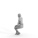 Casual Woman | cwom0328hd2o04p01s | Ready-Posed 3D Human Model (Woman / Still)