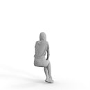 Casual Woman | cwom0328hd2o04p01s | Ready-Posed 3D Human Model (Woman / Still)