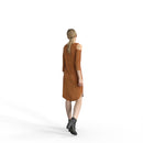 Casual Woman | cwom0328hd2o07p01s | Ready-Posed 3D Human Model (Woman / Still)