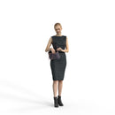 Casual Woman | cwom0333hd2o04p01s | Ready-Posed 3D Human Model (Woman / Still)