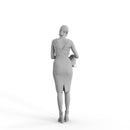 Casual Woman | cwom0333hd2o04p01s | Ready-Posed 3D Human Model (Woman / Still)