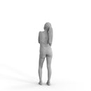 Casual Woman | cwom0339hd2o04p01s | Ready-Posed 3D Human Model (Woman / Still)