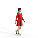 Elegant Woman | ewom0323hd2o01p01s | Ready-Posed 3D Human Model (Woman / Still)