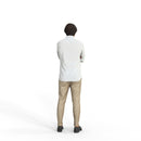 Casual Man | grp0004hd2o01p01s| Ready-Posed 3D Human Model (Man / Still)