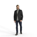 Casual Man | cman0330hd2o05p01s | Ready-Posed 3D Human Model (Man / Still)
