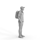 Casual Man | cman0339hd2o04p01s| Ready-Posed 3D Human Model (Man / Still)
