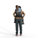 Casual Family | cfam0306hd2o01p01s | Ready-Posed 3D Human Model (Father/Daughter/Family/Still)