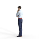 Business Man | eman0312hd2o04p01s | Ready-Posed 3D Human Model (Man / Still)