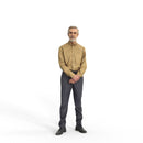 Casual Man | grp0010hd2o01p01s | Ready-Posed 3D Human Model (Man / Still)