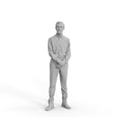 Casual Man | grp0010hd2o01p01s | Ready-Posed 3D Human Model (Man / Still)