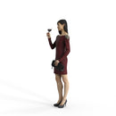 Elegant Woman | ewom0322hd2o02p02s | Ready-Posed 3D Human Model (Woman / Still)