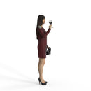 Elegant Woman | ewom0322hd2o02p02s | Ready-Posed 3D Human Model (Woman / Still)