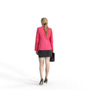 Business Woman | bwom0313hd2o01p01s | Ready-Posed 3D Human Model (Woman / Still)