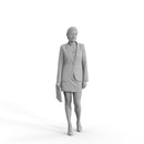 Business Woman | bwom0313hd2o01p01s | Ready-Posed 3D Human Model (Woman / Still)