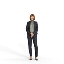 Business Woman | grp0003hd2o01p01s | Ready-Posed 3D Human Model (Woman / Still)