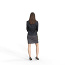 Business Woman | grp0007hd2o01p01s | Ready-Posed 3D Human Model (Woman / Still)