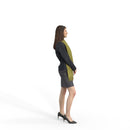 Business Woman | grp0007hd2o01p01s | Ready-Posed 3D Human Model (Woman / Still)