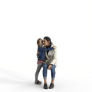 Ready-Posed 3D Humans | MeMsS050-HD2 | Family