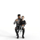 Ready-Posed 3D Humans | MeMsS050-HD2 | Family