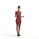 Professiona Woman | bman0345hd2o01p01s | Ready-Posed 3D Human Model (Woman)