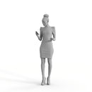 Professiona Woman | bman0345hd2o01p01s | Ready-Posed 3D Human Model (Woman)
