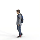 Casual Family | cboy0303hd2o01p01s | Ready-Posed 3D Human Model (boy)