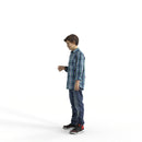 Casual Family | cboy0303hd2o02p01s| Ready-Posed 3D Human Model (boy)