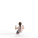 Casual Girl Child | cgirl0303hd2o02p01s | Ready-Posed 3D Human Model (Girl / Still)
