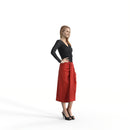Formal Woman | ewom0318hd2o01p01s | Ready-Posed 3D Human Model (Woman)