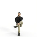 Casual Man | mus0002hd2o01p01s | Ready-Posed 3D Human Model (Man / Still)