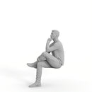 Casual Man | mus0002hd2o01p01s | Ready-Posed 3D Human Model (Man / Still)
