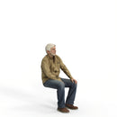 Casual Man | mus0004hd2o01p01s | Ready-Posed 3D Human Model (Man / Still)