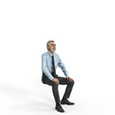 Business Man | mus0005hd2o01p01s | Ready-Posed 3D Human Model (Man / Still)