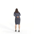 Casual Woman | mus0007hd2o01p01s | Ready-Posed 3D Human Model (Woman / Still)