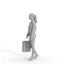 Casual Woman | mus0008hd2o01p01s | Ready-Posed 3D Human Model (Woman / Still)