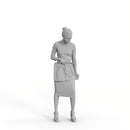 Casual Woman| shp0006hd2o01p01s | Ready-Posed 3D Human Model (Woman / Still)