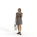 Casual Woman| shp0008hd2o01p01s | Ready-Posed 3D Human Model (Woman / Still)