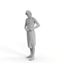 Spa Man | spa0003hd2o01p01s | Ready-Posed 3D Human Model (Man / Still)