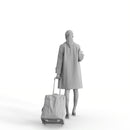 AXYZ Design | Traveling Woman| tra0016hd2o01p01s| Ready- Posed 3D Human Model (Woman)