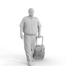 AXYZ Design | Pilot Traveling Man | wman0201hd2o01p03s | Ready- Posed 3D Human Model (Male))