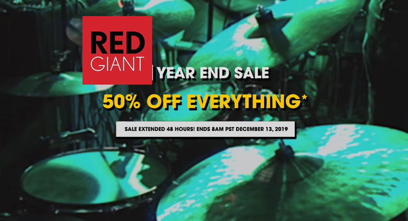 Red Giant SALE: Get 50% off EVERYTHING* for 24 Hours!