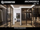 Evermotion Archmodels vol. 281 Modern Wardrobes collection cover