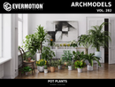 Evermotion Archmodels vol. 282 Interior Pot Plants collection cover