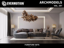 Evermotion Archmodels vol. 287 Coordinated Furniture Sets collection cover