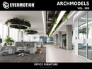 Evermotion Archmodels vol. 288 Office Furniture Sets collection cover