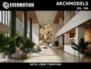 Evermotion Archmodels vol. 296 Hotel Lobby Furniture collection cover